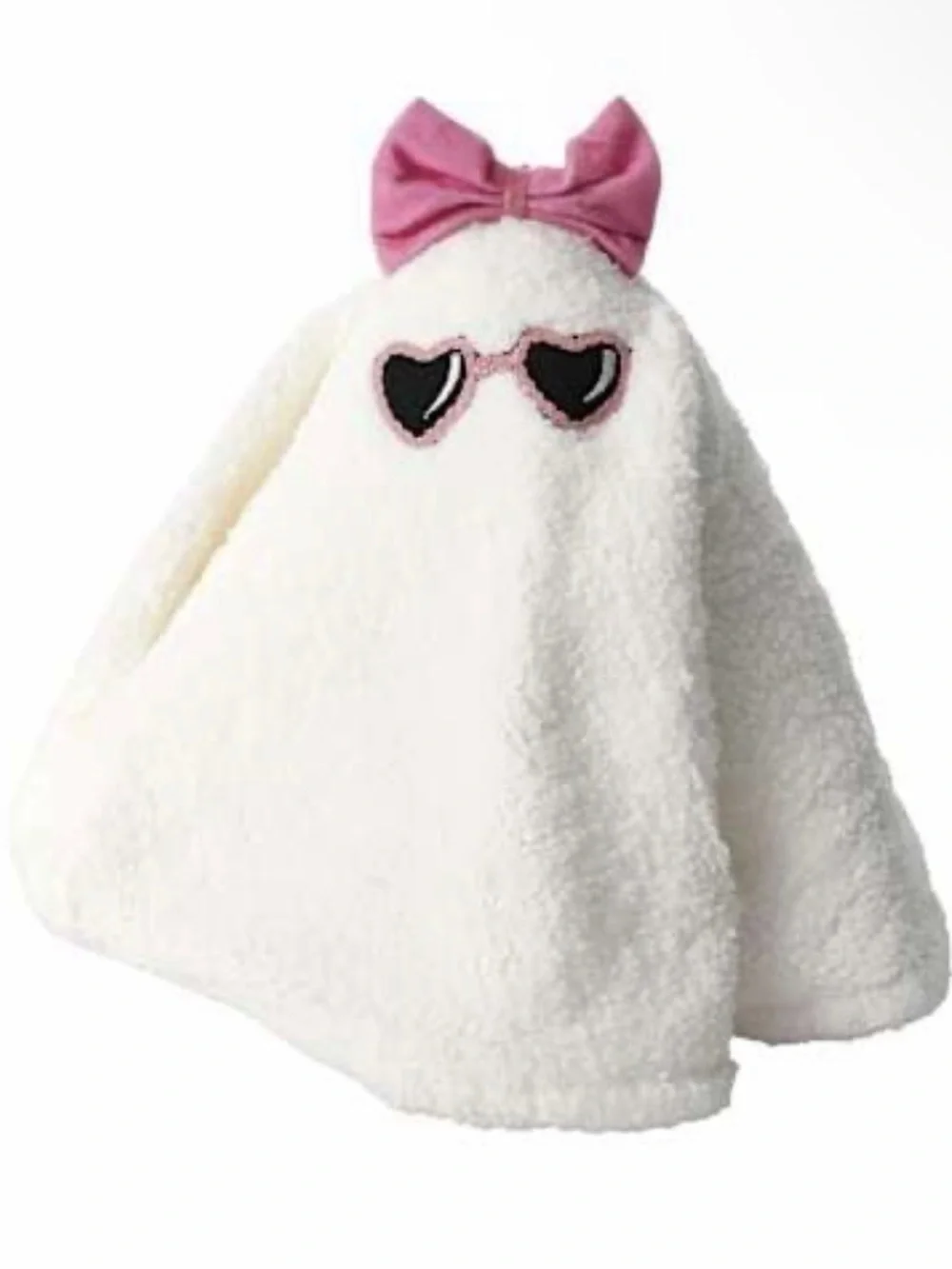 White Plush Ghost Pillow